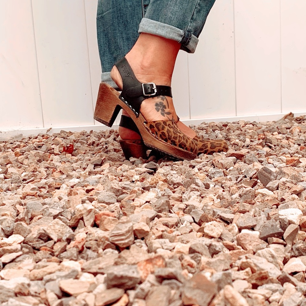 Lotta from Stockholm HW Leopard Print BwB Clog